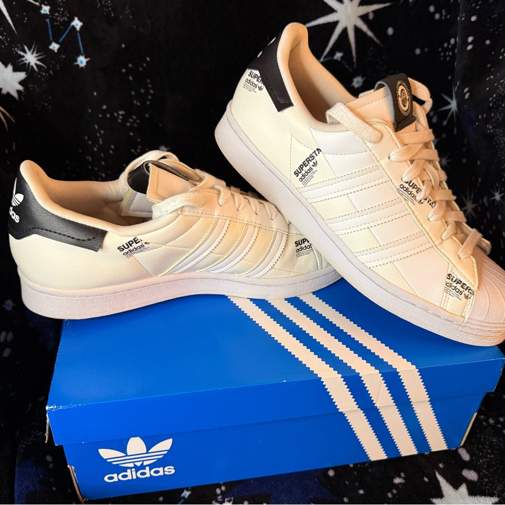Adidas Superstar Shoes “Cork” in White and Black